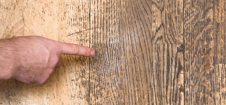 Wood Door Scratch Repair in Garnet